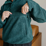 Women's Breastfeeding Fleece - Mosswood