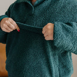 Women's Breastfeeding Fleece - Mosswood