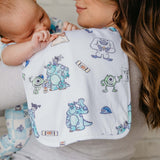3 Pack Premium Burp Cloths - Monsters, Inc. Medley