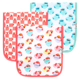 Premium Burp Cloths - Elmo Heart Candies
