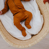 Zip-Up Footie Pajama - Camel