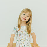 2pc Short Sleeve Pajama Set - CoComelon Friends