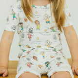 2pc Short Sleeve Pajama Set - CoComelon Friends