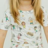 2pc Short Sleeve Pajama Set - CoComelon Friends