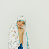Premium Big Kid Hooded Towel - CoComelon Friends