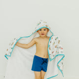 Premium Big Kid Hooded Towel - CoComelon Friends