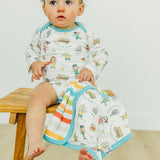 Three-Layer Security Blanket Set - CoComelon Friends