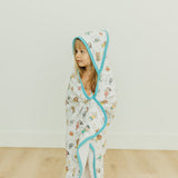 Premium Baby Knit Hooded Towel - CoComelon Friends