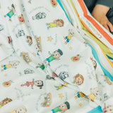 Three-Layer Jumbo Quilt - CoComelon Friends