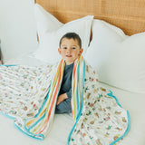 Three-Layer Jumbo Quilt - CoComelon Friends