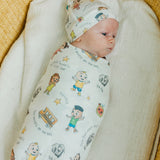 Knit Swaddle Blanket - CoComelon Friends