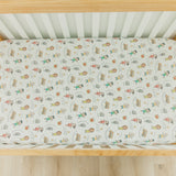 Premium Knit Fitted Crib Sheet - CoComelon Friends