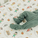 Premium Knit Fitted Crib Sheet - CoComelon Friends
