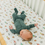 Premium Knit Fitted Crib Sheet - CoComelon Friends