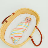Knit Swaddle Blanket - CoComelon Stripe