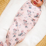 Knit Swaddle Blanket - Minnie Mouse