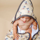 Premium Baby Knit Hooded Towel - Mickey Mouse
