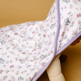 Premium Baby Knit Hooded Towel - Minnie Mouse's Bowquet