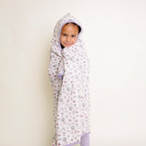 Premium Big Kid Hooded Towel - Minnie Mouse's Bowquet