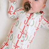 Zip-Up Footie Pajama - Jolly