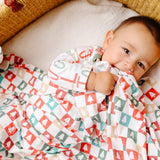 Knit Swaddle Blanket - Fraser
