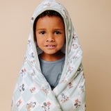 Premium Big Kid Hooded Towel - Mickey Mouse and Friends