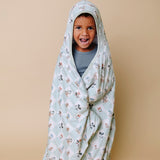 Premium Big Kid Hooded Towel - Mickey Mouse and Friends