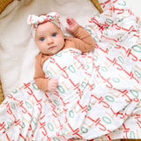 Knit Headband Bow - Jolly