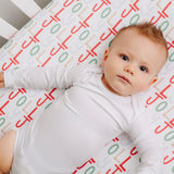 Premium Knit Fitted Crib Sheet - Jolly