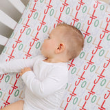 Premium Knit Fitted Crib Sheet - Jolly