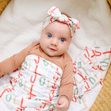 Knit Headband Bow - Jolly