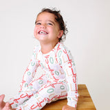 2pc Long Sleeve Pajama Set - Jolly
