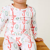 2pc Long Sleeve Pajama Set - Jolly