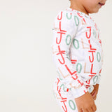 2pc Long Sleeve Pajama Set - Jolly