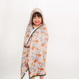 Premium Big Kid Hooded Towel - Eden
