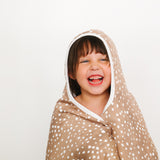 Premium Big Kid Hooded Towel - Fawn