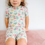 2pc Short Sleeve Pajama Set - Dinosaurs of Jurassic Park