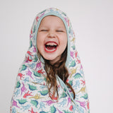 Premium Big Kid Hooded Towel - Dinosaurs of Jurassic Park