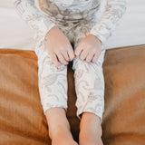 2pc Long Sleeve Pajama Set - Jurassic Park Fossils
