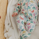 Zip-Up Footie Pajama - Dinosaurs of Jurassic Park