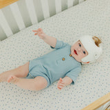 Premium Knit Fitted Crib Sheet - Haze