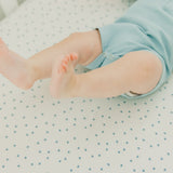 Premium Knit Fitted Crib Sheet - Haze