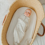 Knit Swaddle Blanket - Haze