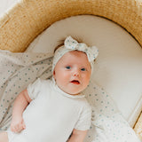 Knit Headband Bow - Haze