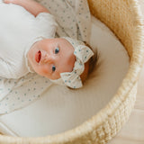 Knit Headband Bow - Haze