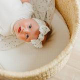 Knit Headband Bow - Haze