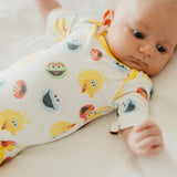 Short Sleeve Bodysuit - Sesame Scribbles