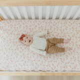 Premium Knit Fitted Crib Sheet - Rue