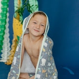 Premium Baby Knit Hooded Towel - Bengal