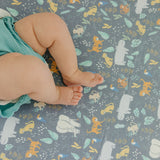 Premium Knit Fitted Crib Sheet - Bengal